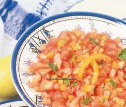 Salade de tomates au citron